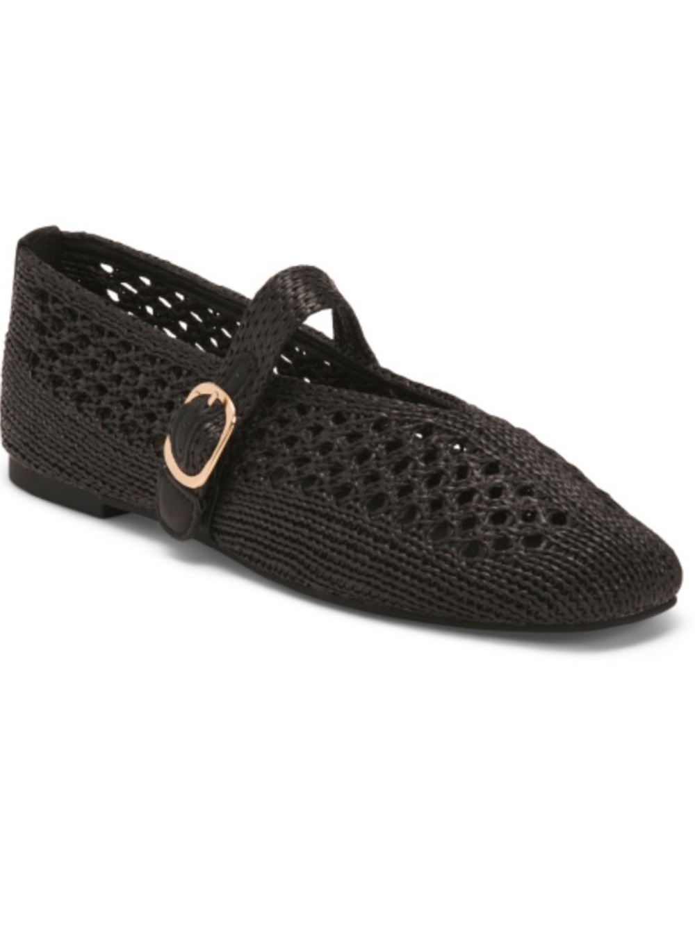 Cushionaire Woven Mary Jane Flats